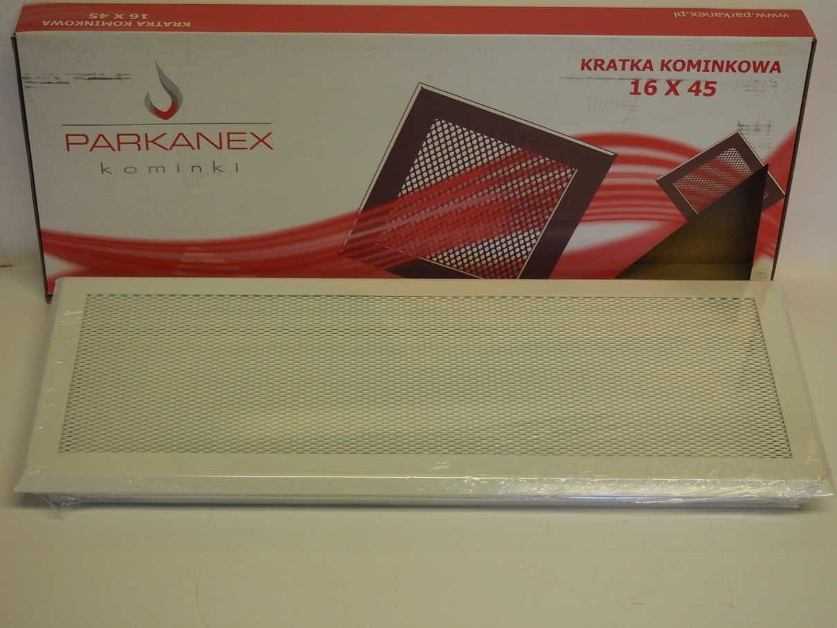 (kuva kohteelle) Valkoinen takkaritilä 16x47
