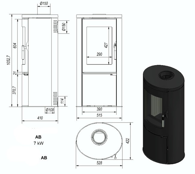 (image for) AB stove
