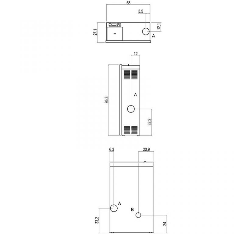 (kuva kohteelle) Pellettitakka Spirit 4,9 kw