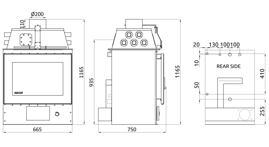 (kuva kohteelle) 25kW vesitakkasydän C25M